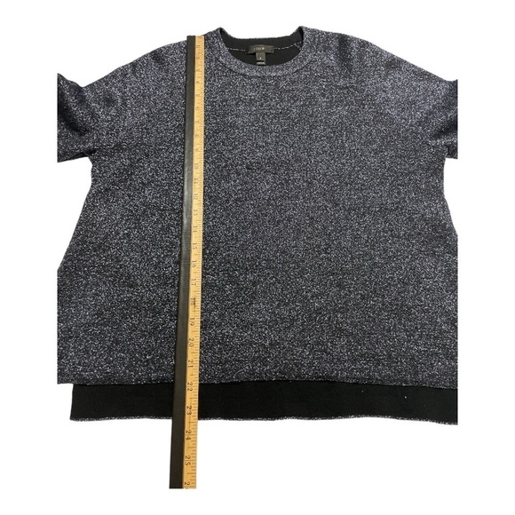 J.Crew Navy high low Shimmer Sweater size S - Picture 11 of 12